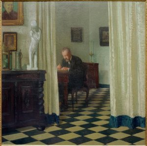 私のスタジオから 作： Carl Moll